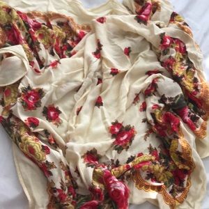 Floral scarf
